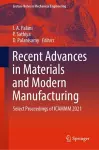 Recent Advances in Materials and Modern Manufacturing cover