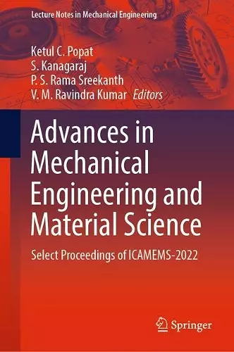 Advances in Mechanical Engineering and Material Science cover
