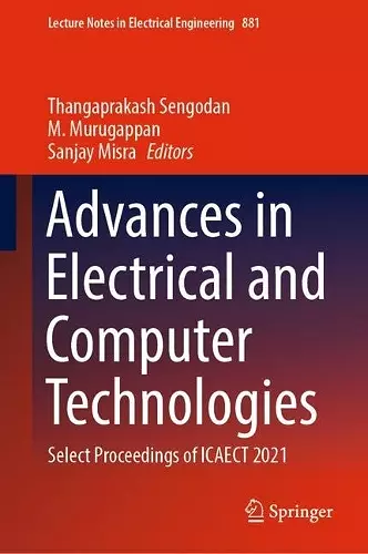 Advances in Electrical and Computer Technologies cover