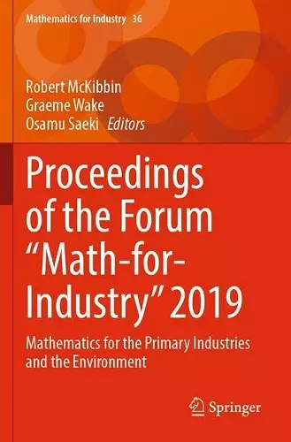 Proceedings of the Forum "Math-for-Industry" 2019 cover