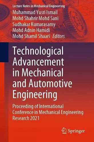 Technological Advancement in Mechanical and Automotive Engineering cover