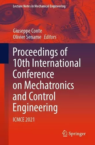 Proceedings of 10th International Conference on Mechatronics and Control Engineering cover