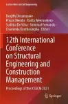 12th International Conference on Structural Engineering and Construction Management cover