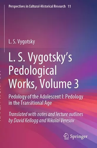 L. S. Vygotsky's Pedological Works, Volume 3 cover