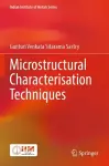 Microstructural Characterisation Techniques cover