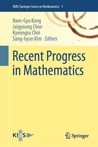 Recent Progress in Mathematics cover