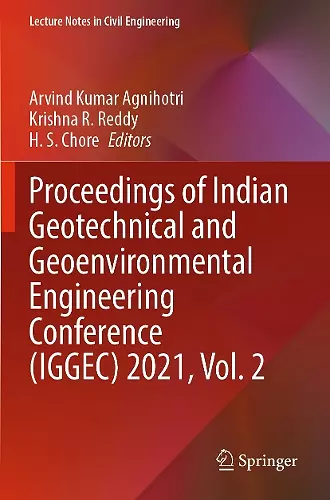 Proceedings of Indian Geotechnical and Geoenvironmental Engineering Conference (IGGEC) 2021, Vol. 2 cover