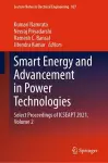 Smart Energy and Advancement in Power Technologies cover