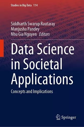 Data Science in Societal Applications cover