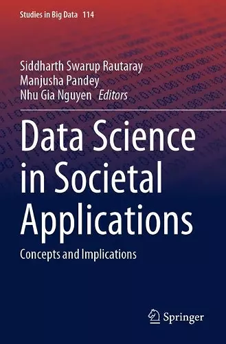 Data Science in Societal Applications cover