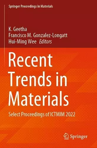 Recent Trends in Materials cover