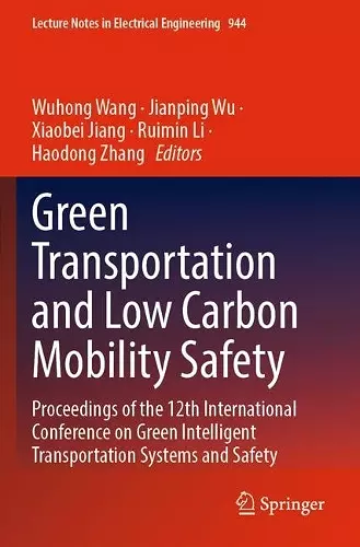 Green  Transportation and Low Carbon Mobility Safety cover