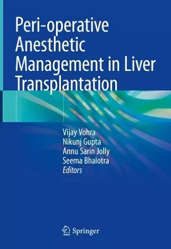 Peri-operative Anesthetic Management in Liver Transplantation cover