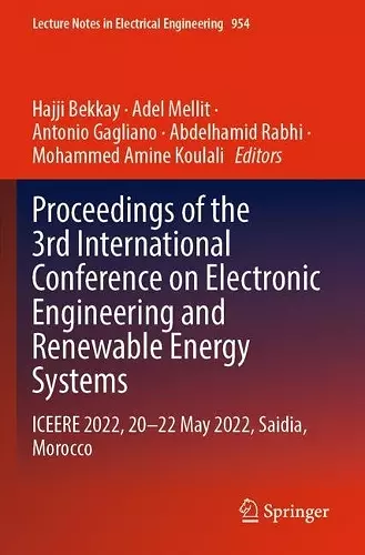 Proceedings of the 3rd International Conference on Electronic Engineering and Renewable Energy Systems cover