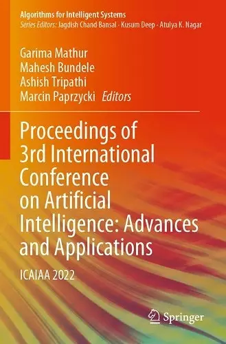 Proceedings of 3rd International Conference on Artificial Intelligence: Advances and Applications cover