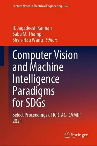 Computer Vision and Machine Intelligence Paradigms for SDGs cover