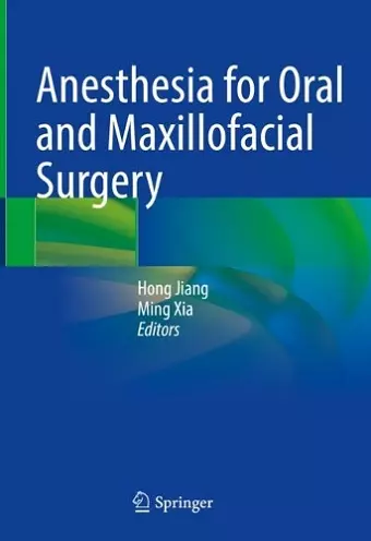 Anesthesia for Oral and Maxillofacial Surgery cover