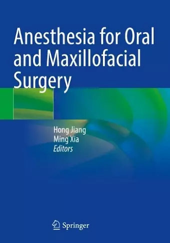 Anesthesia for Oral and Maxillofacial Surgery cover