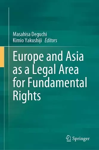 Europe and Asia as a Legal Area for Fundamental Rights cover