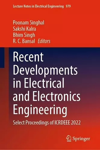 Recent Developments in Electrical and Electronics Engineering cover