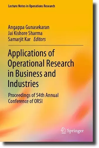 Applications of Operational Research in Business and Industries cover