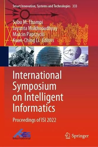 International Symposium on Intelligent Informatics cover