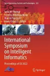 International Symposium on Intelligent Informatics cover
