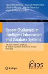 Recent Challenges in Intelligent Information and Database Systems cover