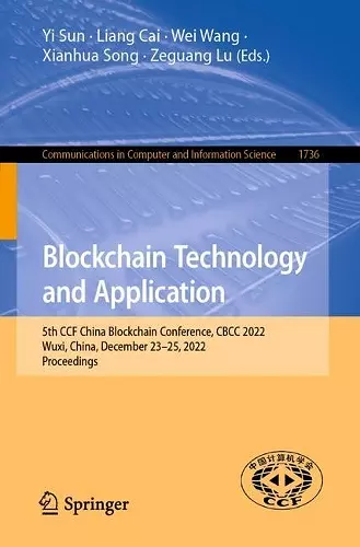 Blockchain Technology and Application cover