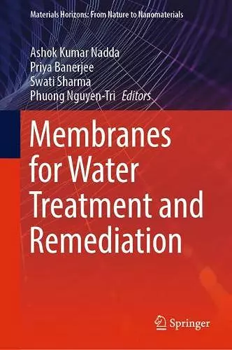 Membranes for Water Treatment and Remediation cover