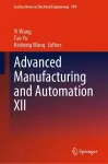 Advanced Manufacturing and Automation XII cover