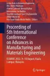 Proceeding of 5th International Conference on Advances in Manufacturing and Materials Engineering cover