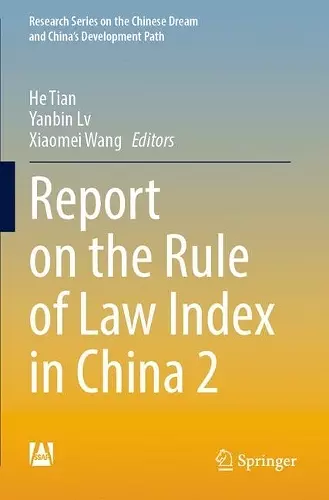 Report on the Rule of Law Index in China 2 cover