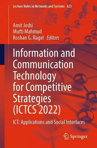 Information and Communication Technology for Competitive Strategies (ICTCS 2022) cover