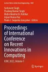 Proceedings of International Conference on Recent Innovations in Computing cover