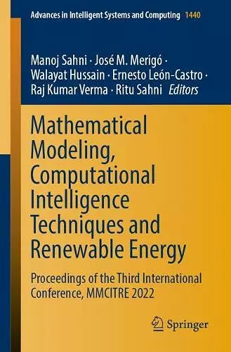 Mathematical Modeling, Computational Intelligence Techniques and Renewable Energy cover