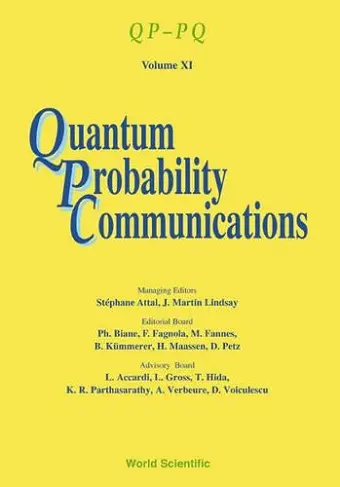 Quantum Probability Communications: Qp-pq - Volume Xi cover