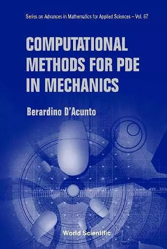 Computational Methods For Pde In Mechanics (With Cd-rom) cover