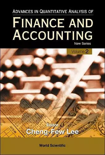 Advances In Quantitative Analysis Of Finance And Accounting - New Series (Vol. 2) cover