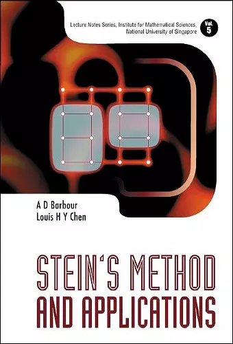 Stein's Method And Applications cover