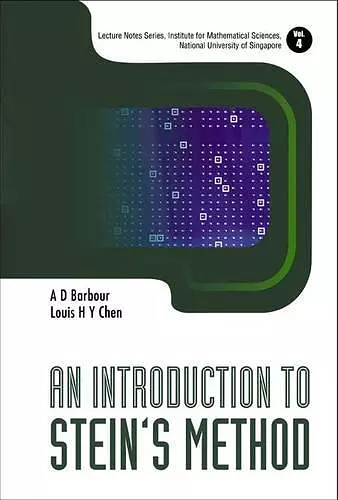 Introduction To Stein's Method, An cover