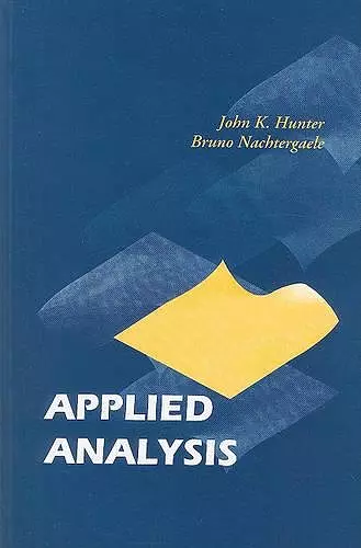 Applied Analysis cover