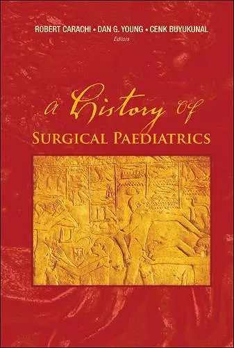 History Of Surgical Paediatrics, A cover