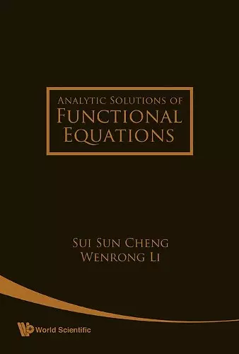 Analytic Solutions Of Functional Equations cover