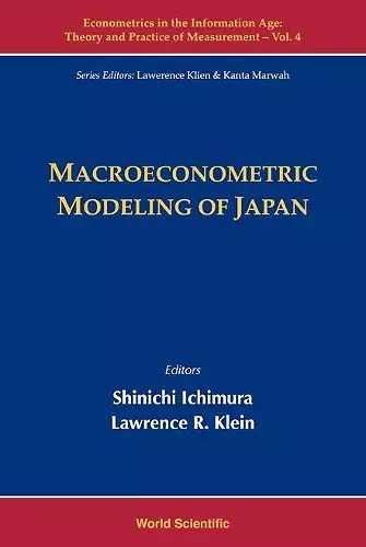 Macroeconometric Modeling Of Japan cover