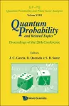 Quantum Probability And Related Topics - Proceedings Of The 28th Conference cover
