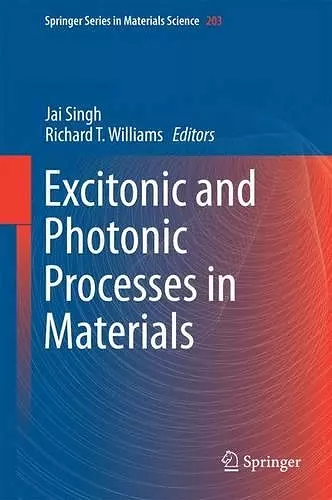 Excitonic and Photonic Processes in Materials cover