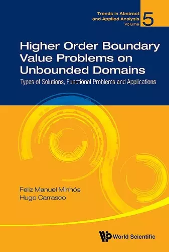 Higher Order Boundary Value Problems On Unbounded Domains: Types Of Solutions, Functional Problems And Applications cover