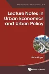 Lecture Notes In Urban Economics And Urban Policy cover