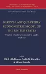 Klein's Last Quarterly Econometric Model Of The United States: Wharton Quarterly Econometric Model: Mark 10 cover